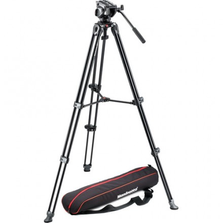 Штативный комплект Manfrotto жидкостный 500 TWIN ALU LEG VIDEO SYSTEM (MVK500AM)